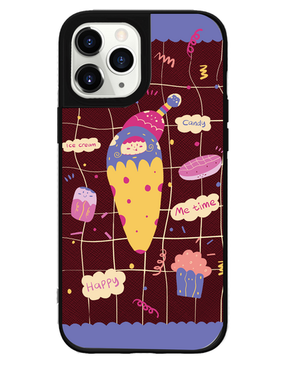 iPhone Leather Grip - Candy Doodle