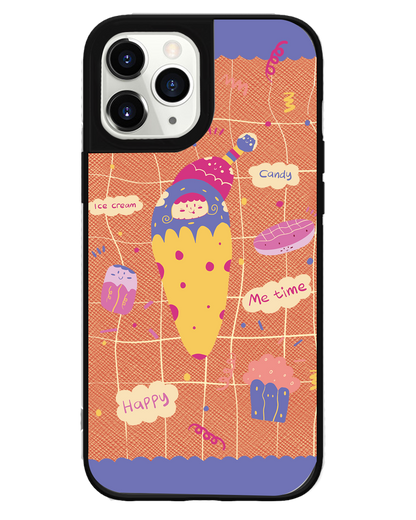 iPhone Leather Grip - Candy Doodle