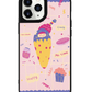 iPhone Leather Grip Case - Candy Doodle