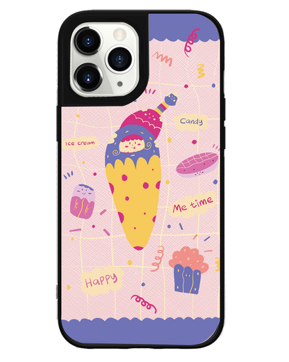 iPhone Leather Grip - Candy Doodle