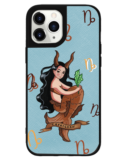 iPhone Leather Grip - Capricorn