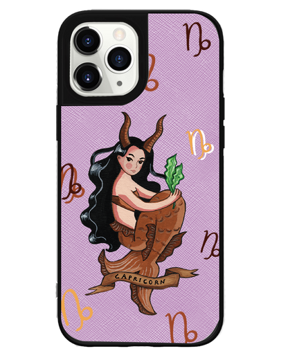 iPhone Leather Grip - Capricorn