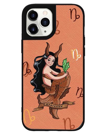iPhone Leather Grip - Capricorn