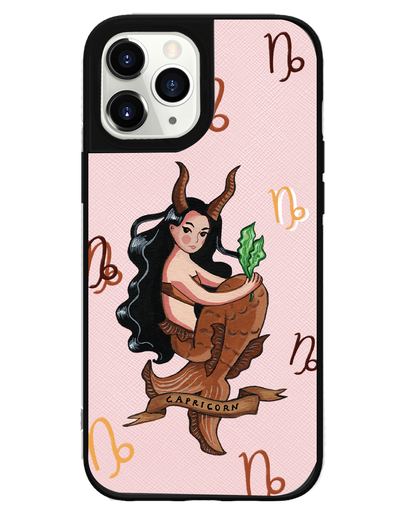 iPhone Leather Grip - Capricorn