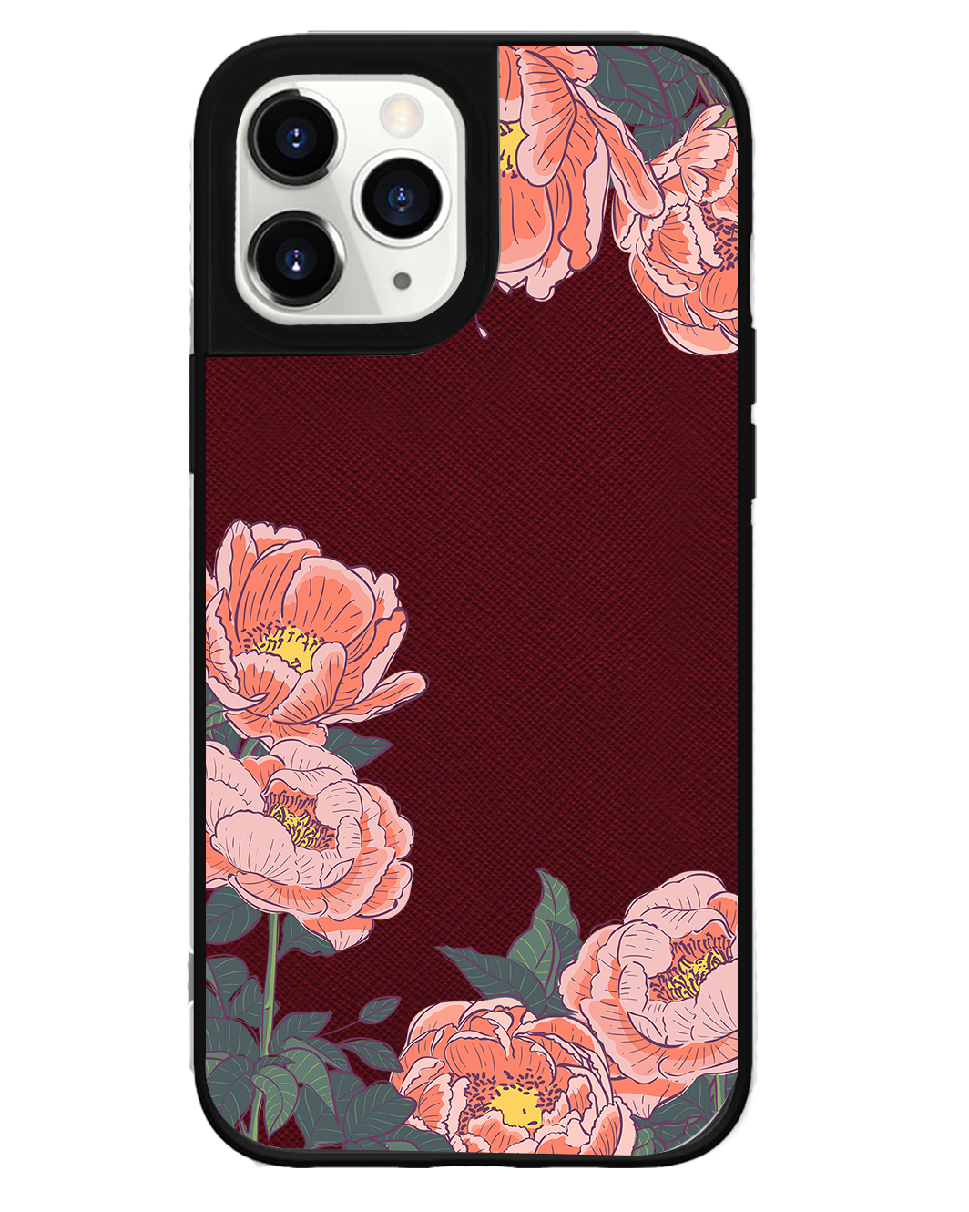 iPhone Leather Grip Case - Carnation 2.0