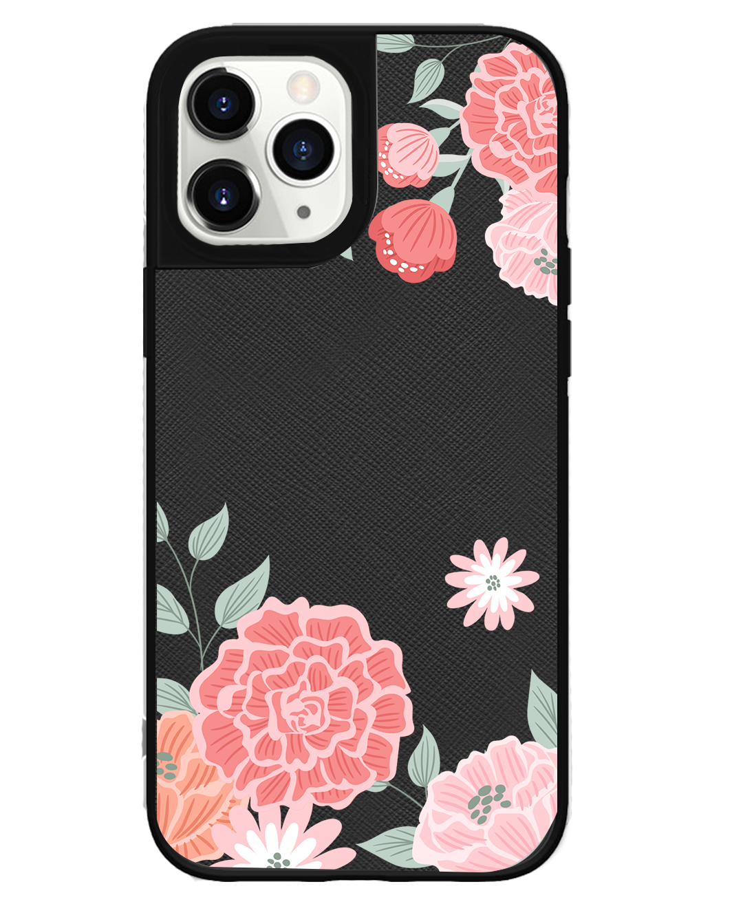 iPhone Leather Grip Case - Carnation