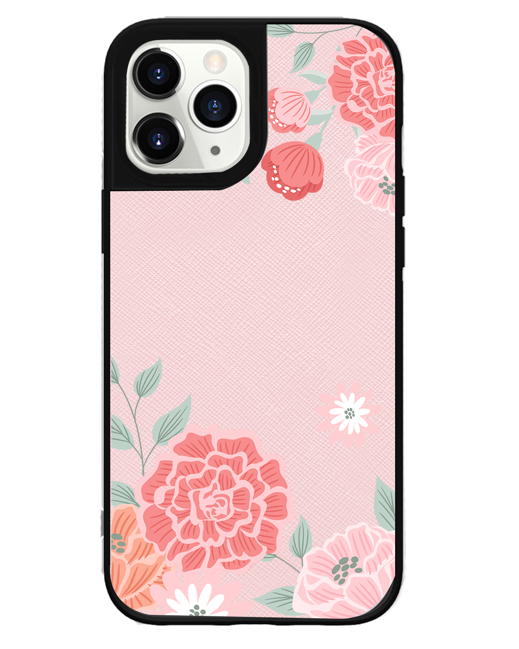 iPhone Leather Grip Case - Carnation