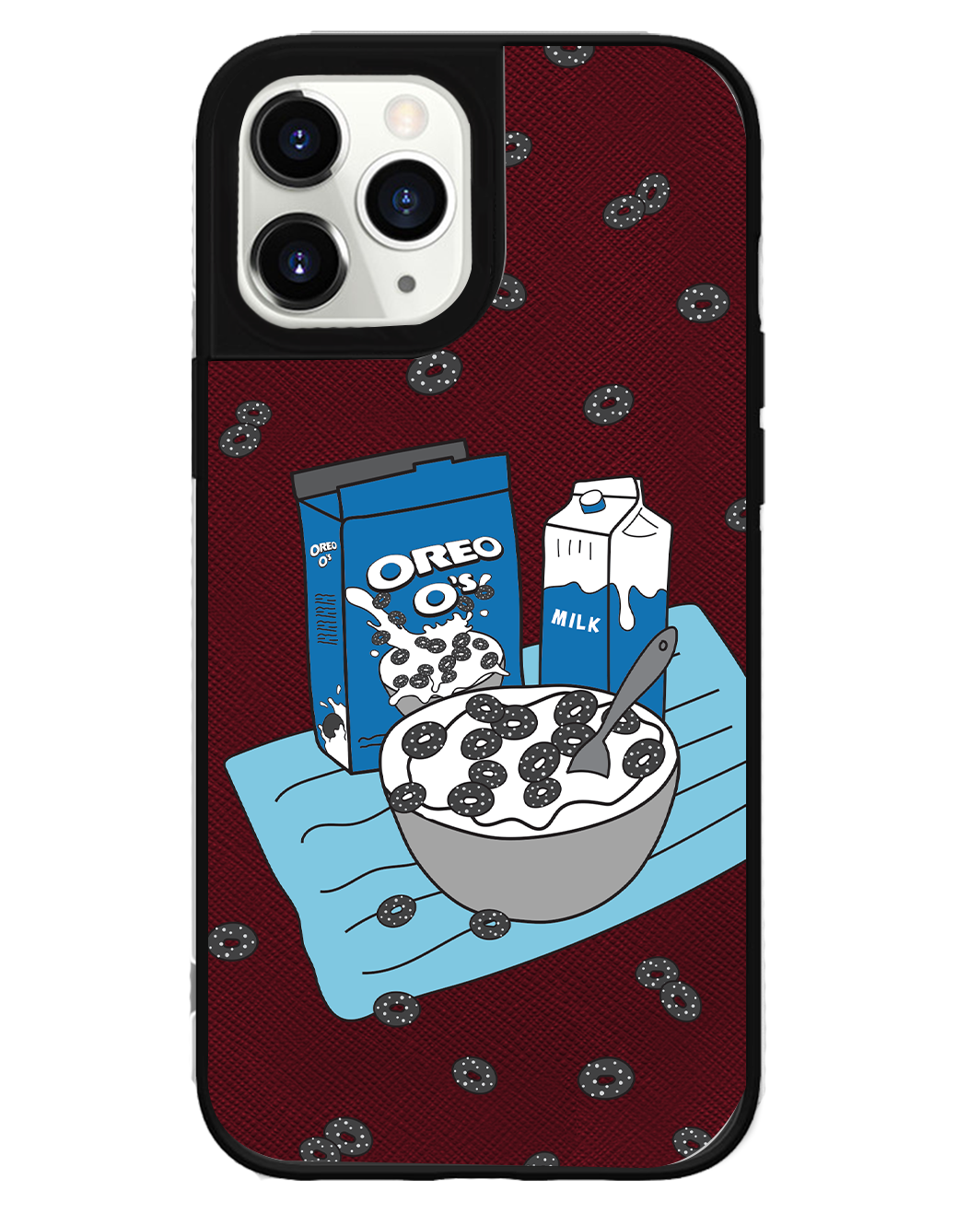 iPhone Leather Grip Case - Cereal-O's 1.0