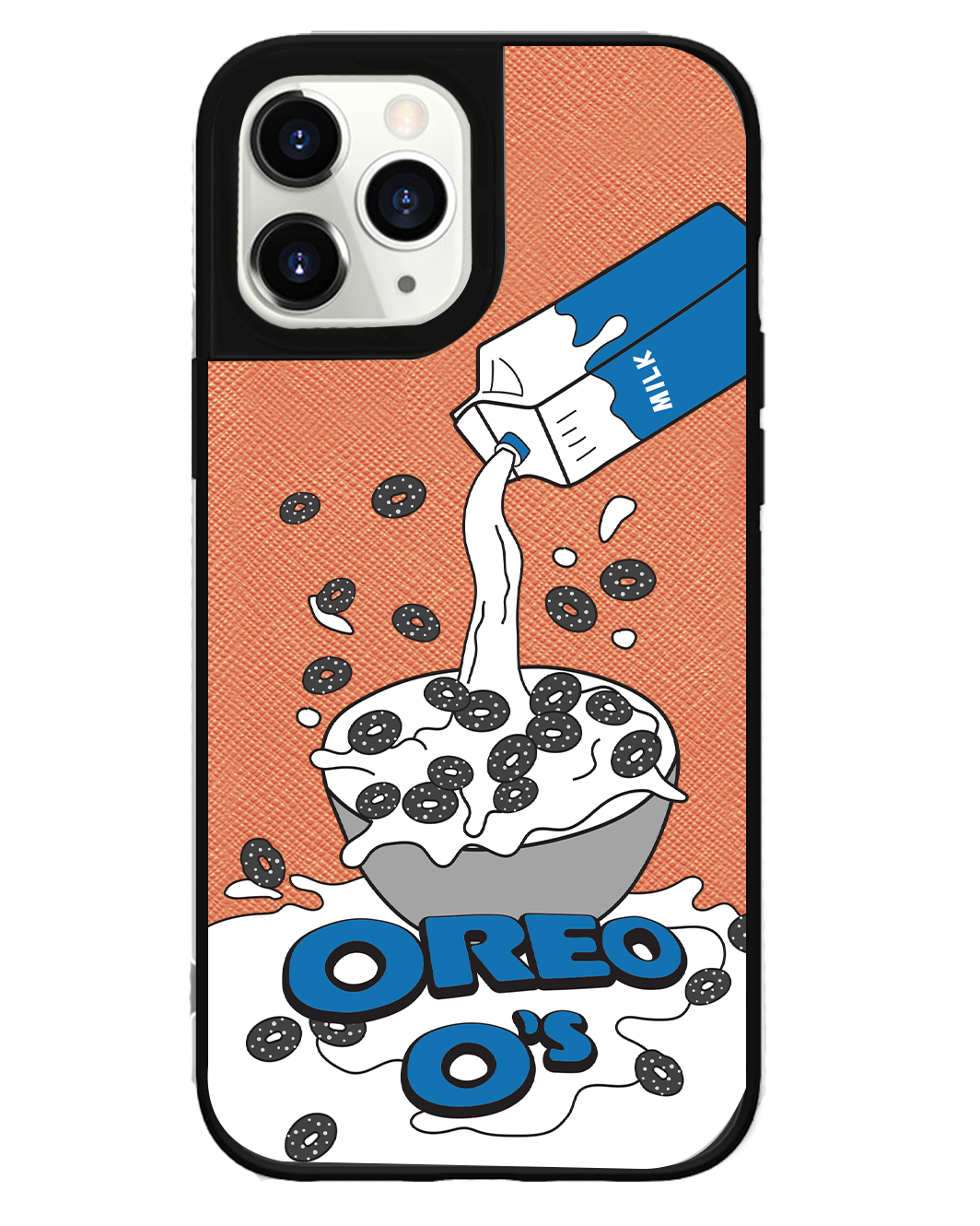 iPhone Leather Grip Case - Cereal-O's 2.0