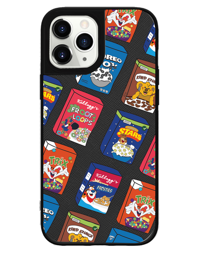 iPhone Leather Grip - Cereal Boxes 2.0