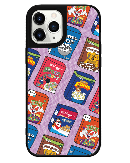 iPhone Leather Grip - Cereal Boxes 2.0