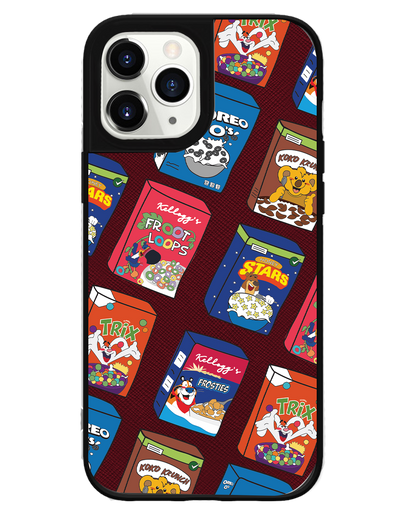 iPhone Leather Grip - Cereal Boxes 2.0