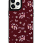 iPhone Leather Grip Case -  Cherry Blossom