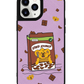 iPhone Leather Grip Case -  Choco Cereal