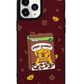 iPhone Leather Grip Case -  Choco Cereal