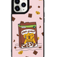 iPhone Leather Grip Case -  Choco Cereal