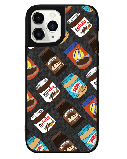 iPhone Leather Grip - Choco Spread