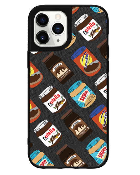 iPhone Leather Grip Case - Choco Spread