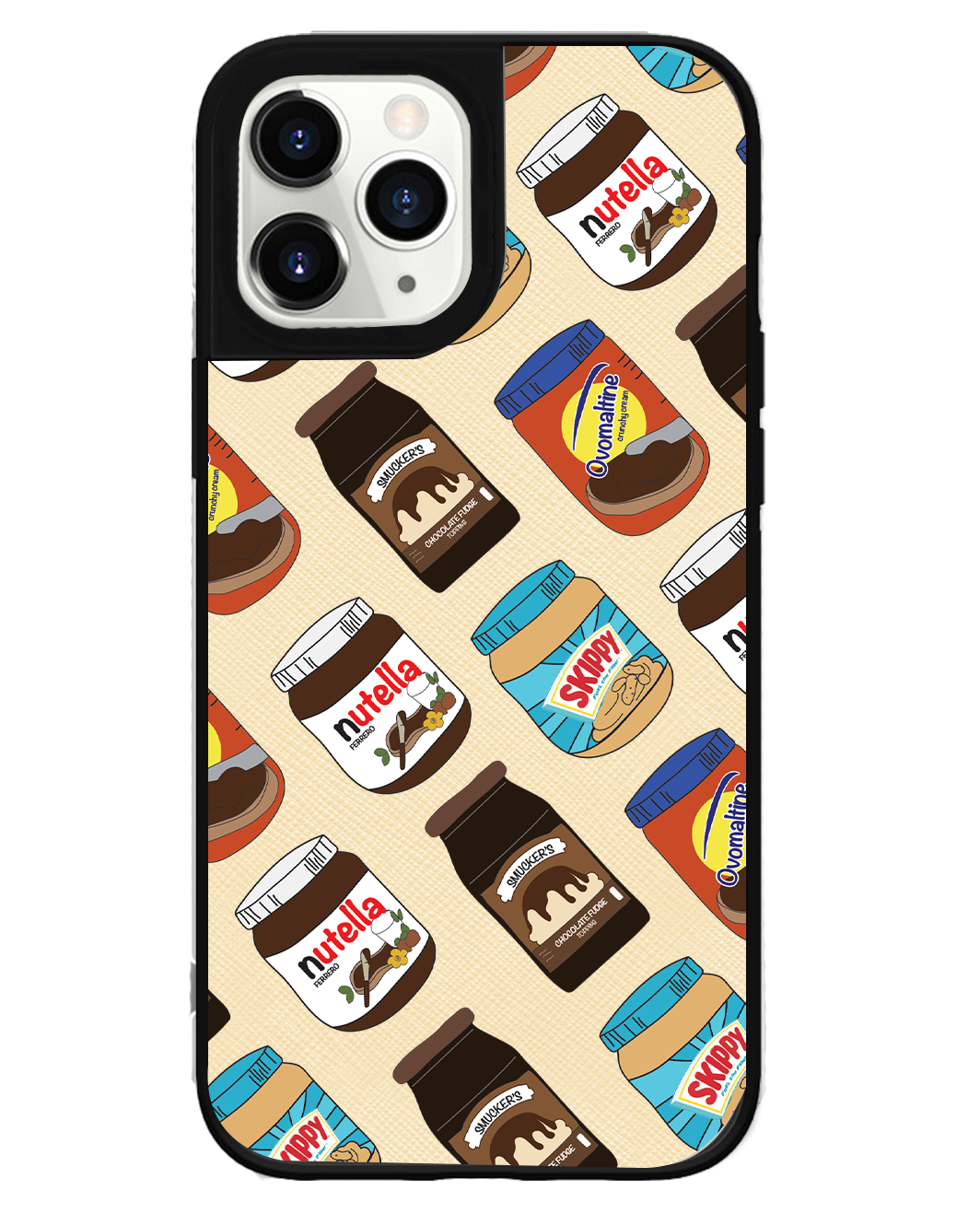 iPhone Leather Grip Case - Choco Spread