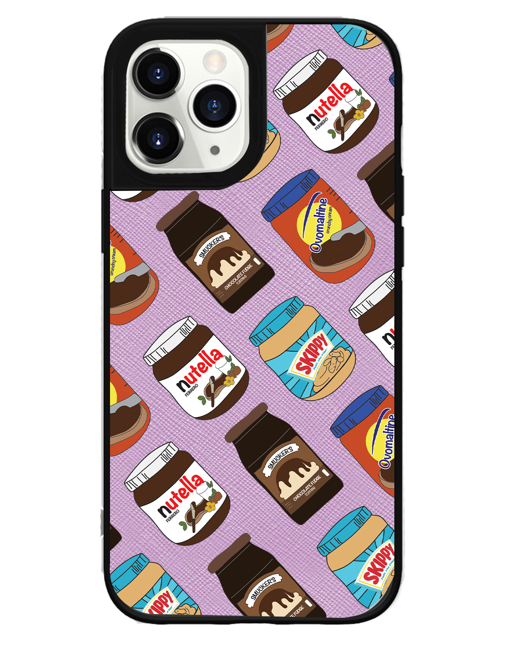 iPhone Leather Grip Case - Choco Spread