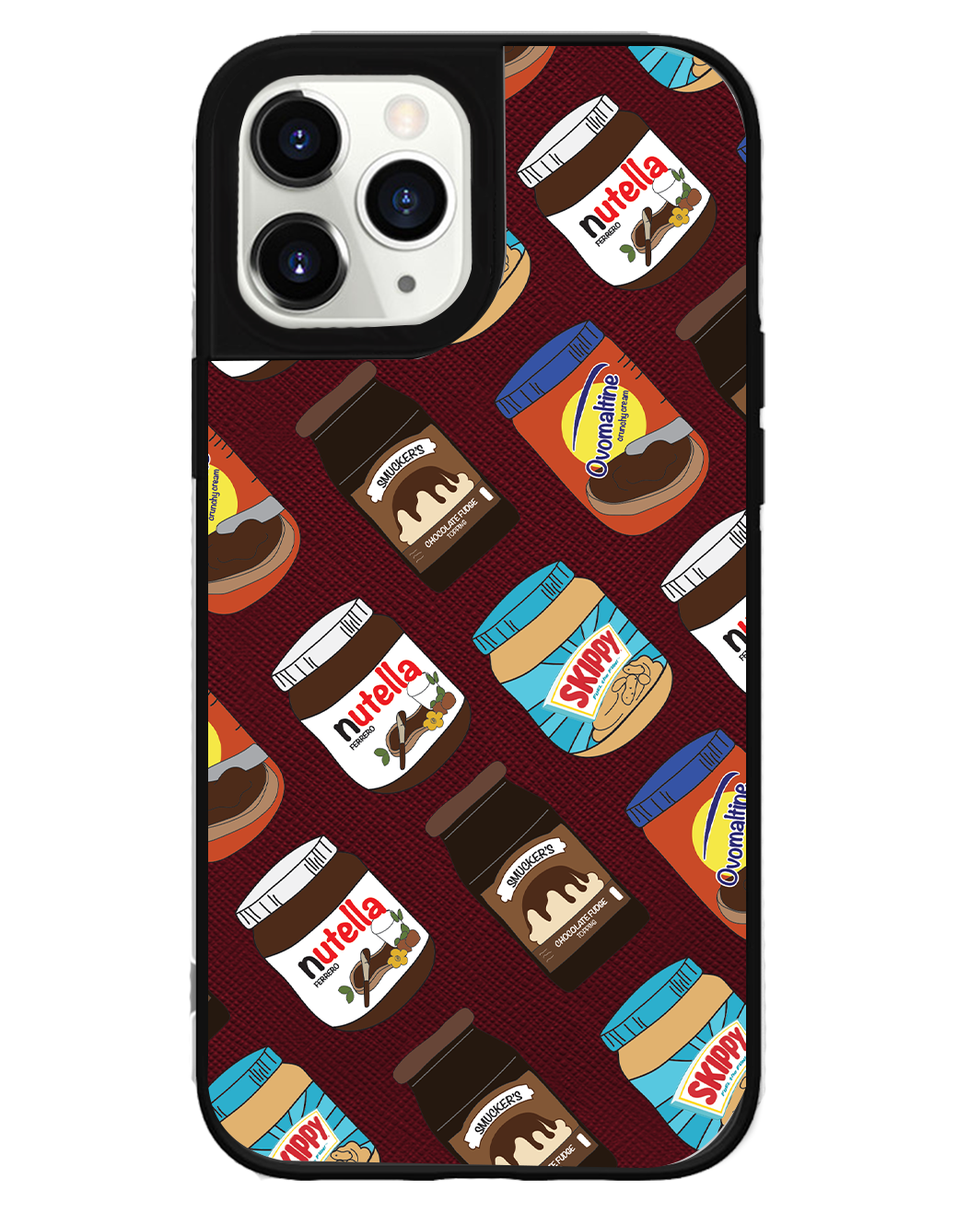 iPhone Leather Grip Case - Choco Spread