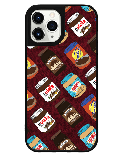 iPhone Leather Grip - Choco Spread