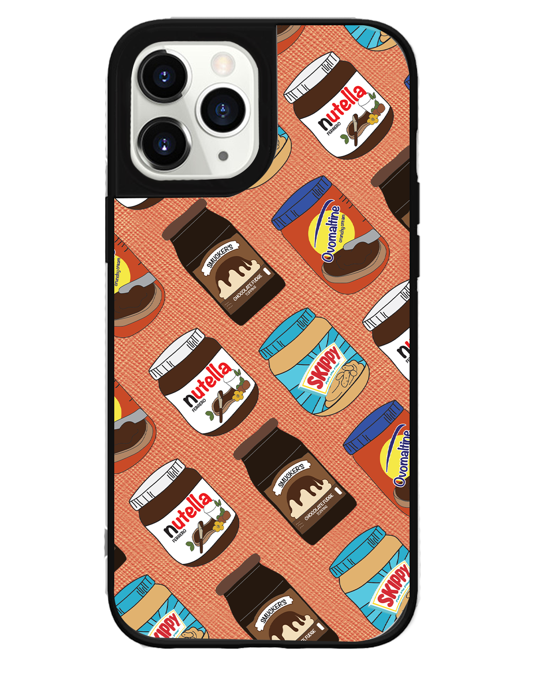 iPhone Leather Grip Case - Choco Spread