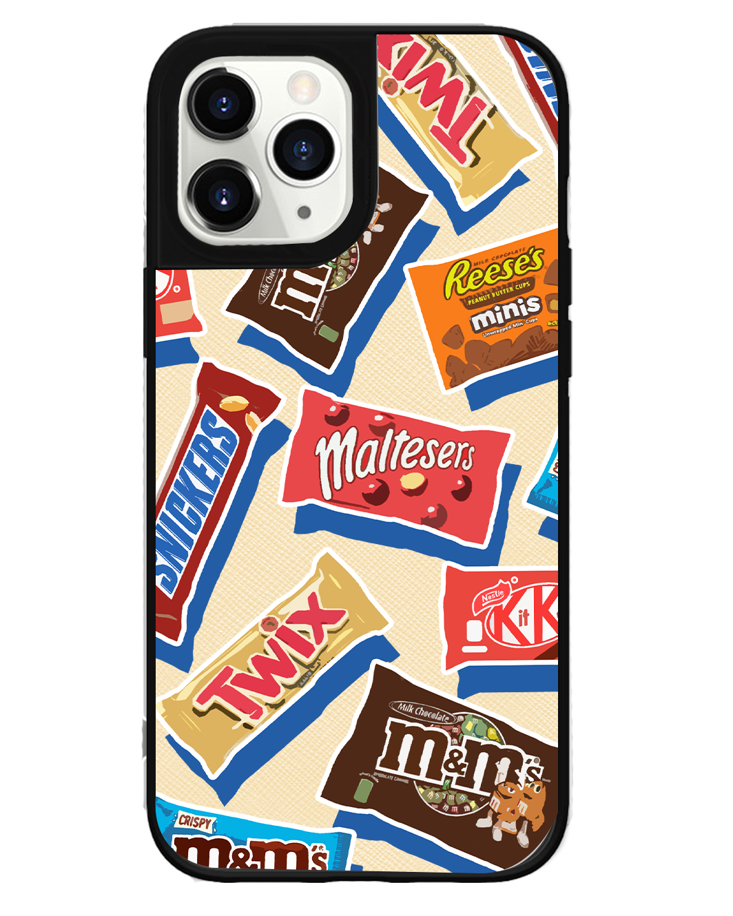 iPhone Leather Grip Case - Choco Sweets