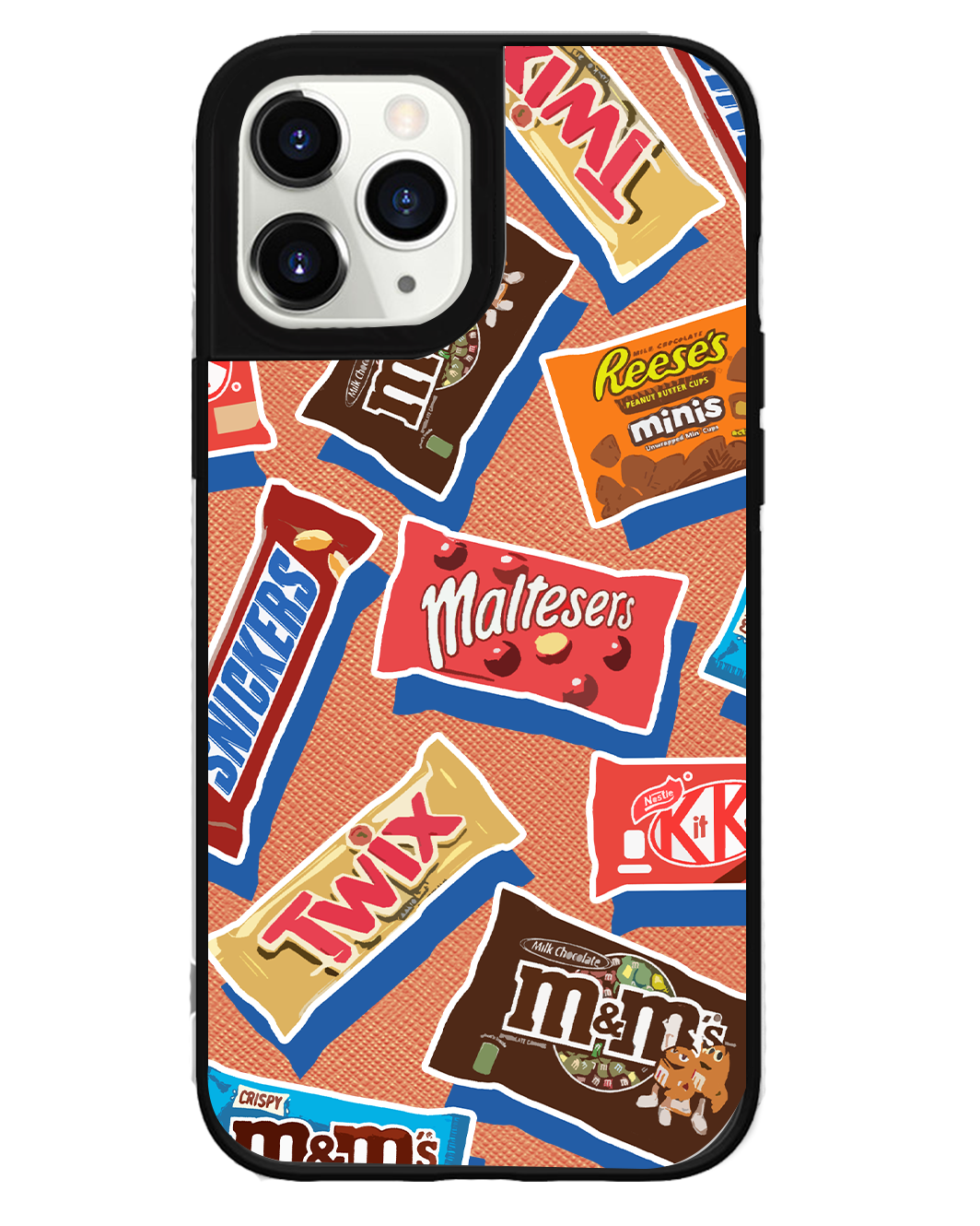 iPhone Leather Grip Case - Choco Sweets