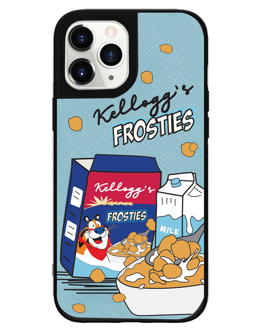 iPhone Leather Grip Case - Cornflakes