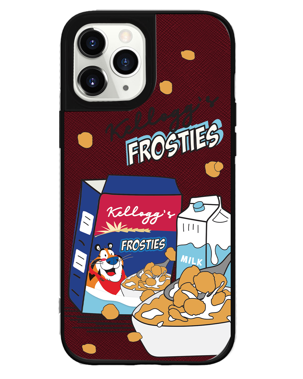 iPhone Leather Grip Case - Cornflakes