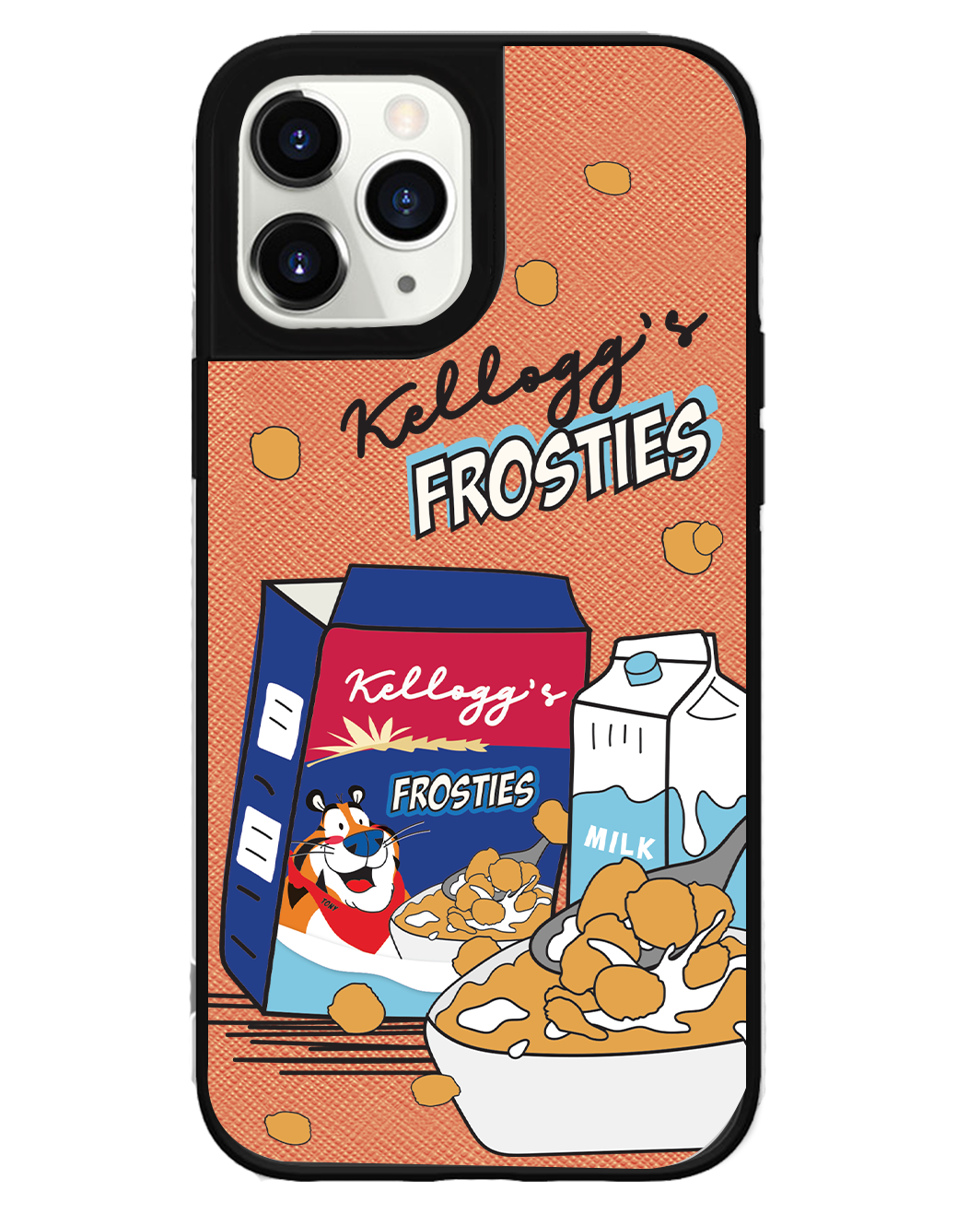 iPhone Leather Grip Case - Cornflakes