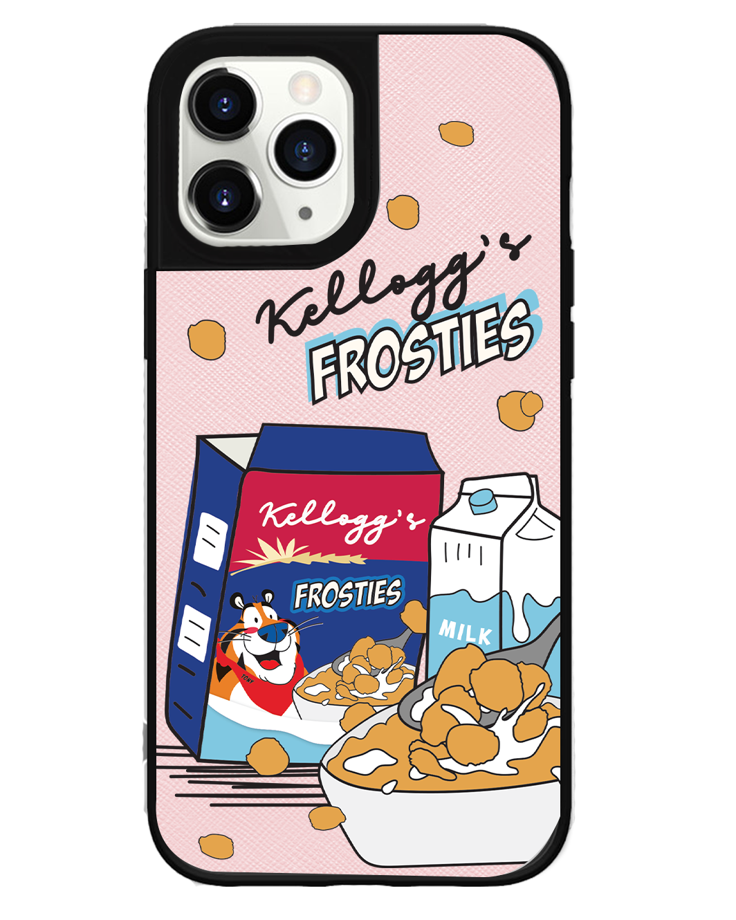 iPhone Leather Grip Case - Cornflakes