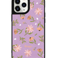 iPhone Leather Grip Case -  Cosmos Flower