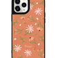 iPhone Leather Grip Case -  Cosmos Flower