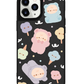 iPhone Leather Grip Case - Cotton Teddy