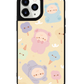 iPhone Leather Grip Case - Cotton Teddy