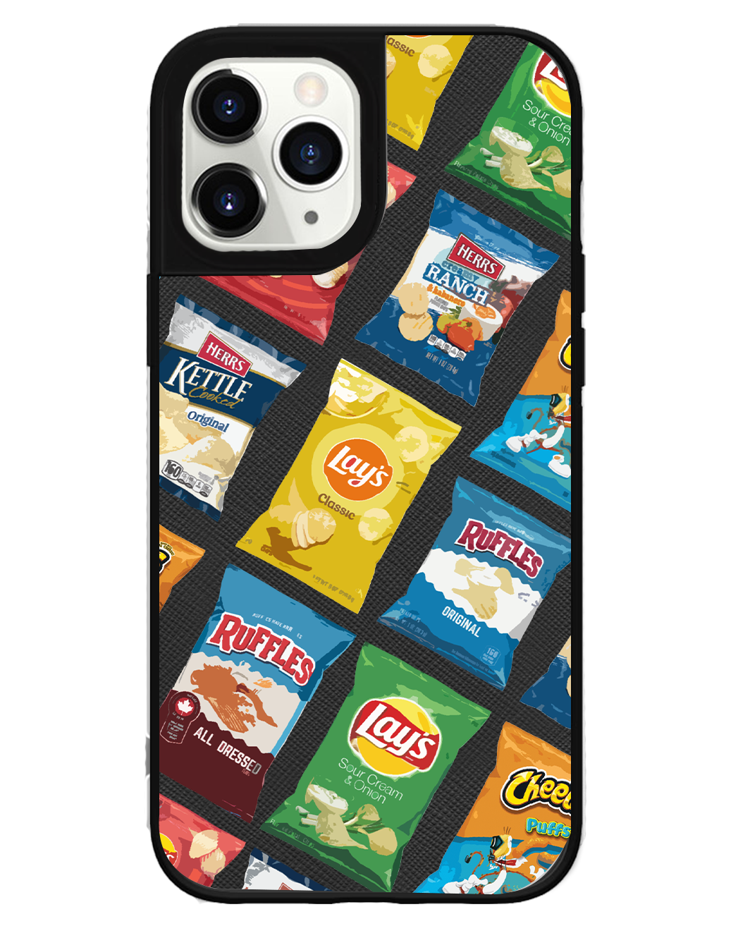 iPhone Leather Grip Case - Crisps