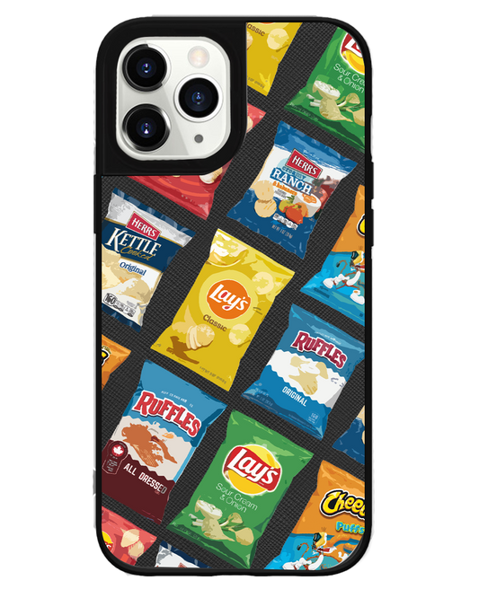 iPhone Leather Grip Case - Crisps