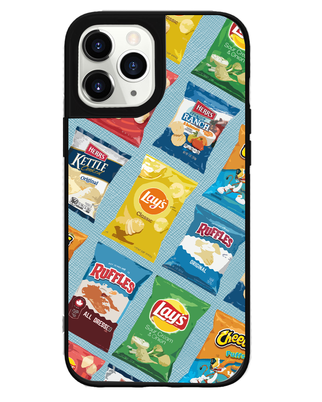 iPhone Leather Grip Case - Crisps