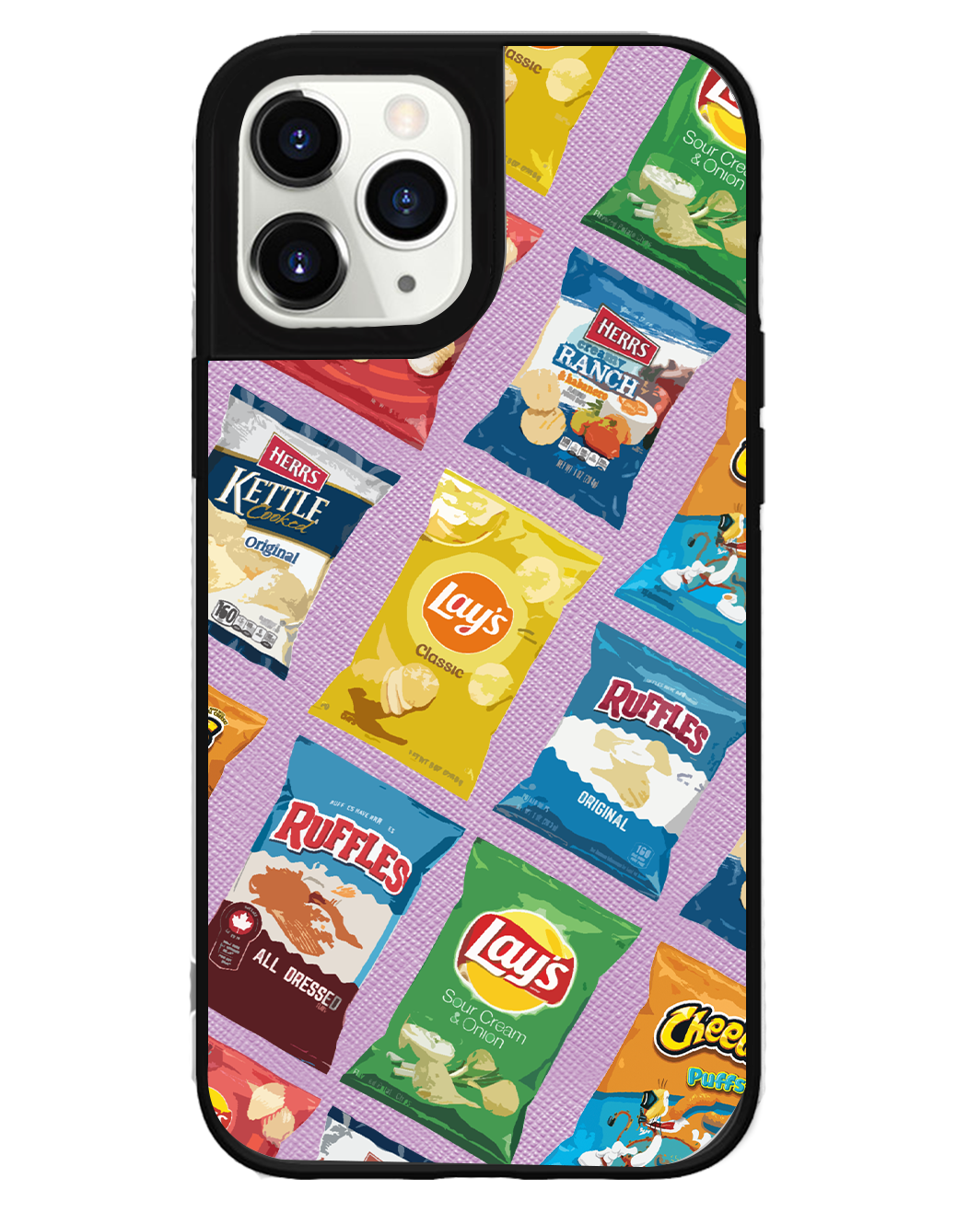 iPhone Leather Grip Case - Crisps