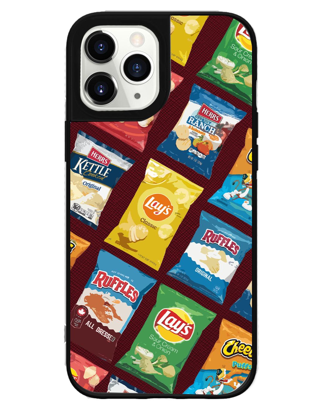 iPhone Leather Grip Case - Crisps