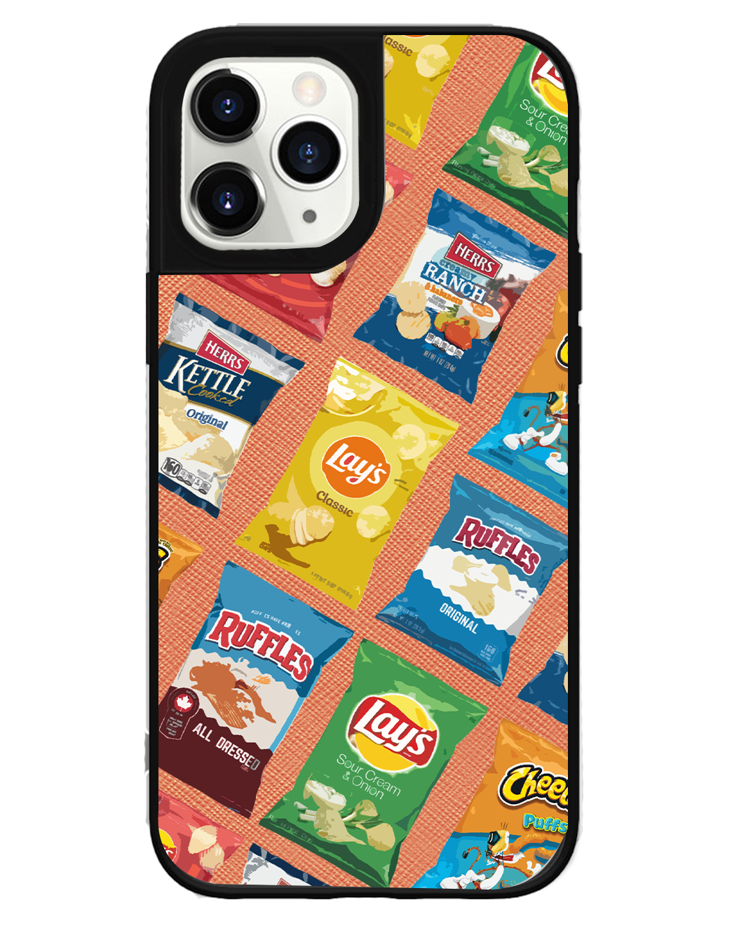 iPhone Leather Grip Case - Crisps