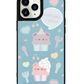 iPhone Leather Grip Case - Cupcake