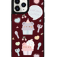 iPhone Leather Grip Case - Cupcake