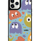 iPhone Leather Grip Case - Cute Monster 1.0