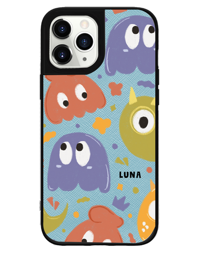iPhone Leather Grip - Cute Monster 1.0
