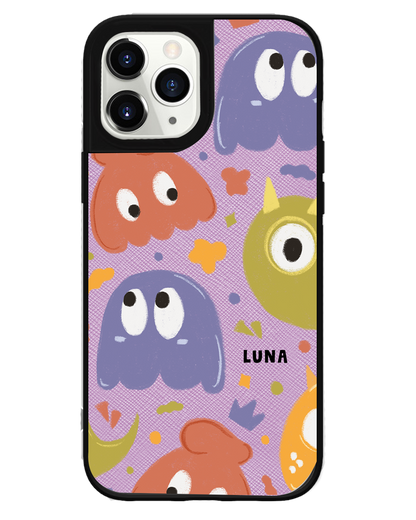 iPhone Leather Grip - Cute Monster 1.0