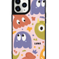 iPhone Leather Grip Case - Cute Monster 1.0