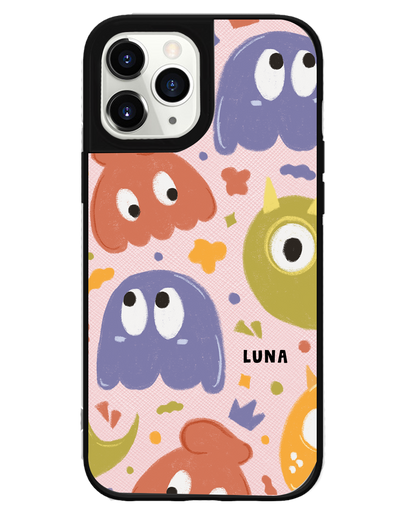 iPhone Leather Grip - Cute Monster 1.0
